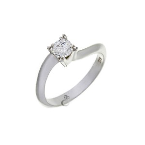 Δαχτυλιδι Μονοπετρο με Διαμαντι 0,43 Ct , F , VS1 G15K8-043CT